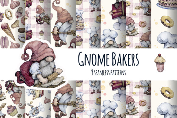 Baking Gnome Seamless Patterns Candy JPG: Strategic Design Assets for Purpose-Driven Creators