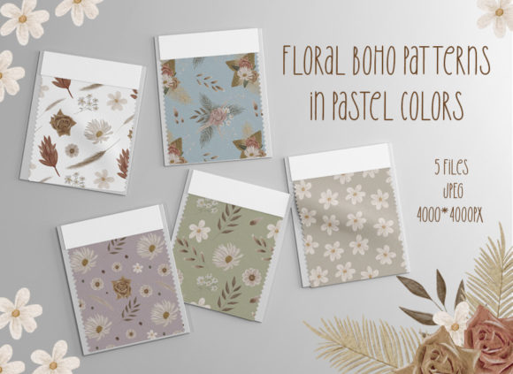 Boho Floral Patterns: Timeless Hand-Drawn Aesthetics Meets Modern Creative Workflow