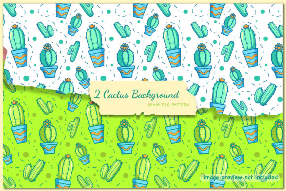 Cactus Background - Seamless Patterns: A Practical Guide for Designers and Creators