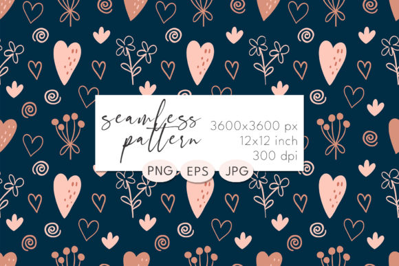 Heart Seamless Patterns. Digital Paper: Creative Freedom, Instantly Delivered
