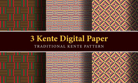 Kente Cloth Patterns Digital Pattern