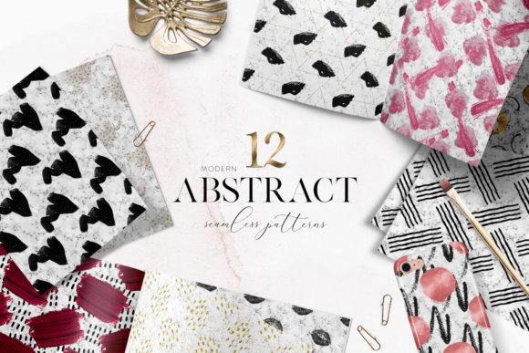 Modern Abstract Seamless Patterns