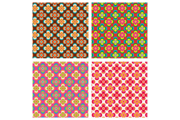 Retro Flower Patterns