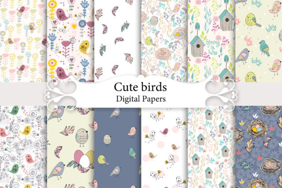 Seamless Patterns with Birds