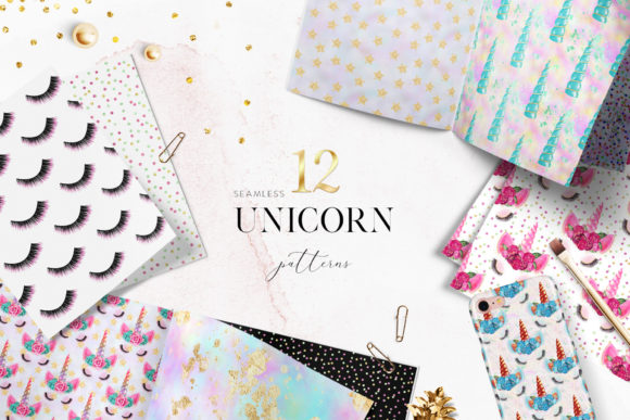 Unicorn Seamless Patterns, Cute Unicorn: Design Magic That Just Works